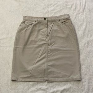 Jones Jeans | Tan Jean Skirt